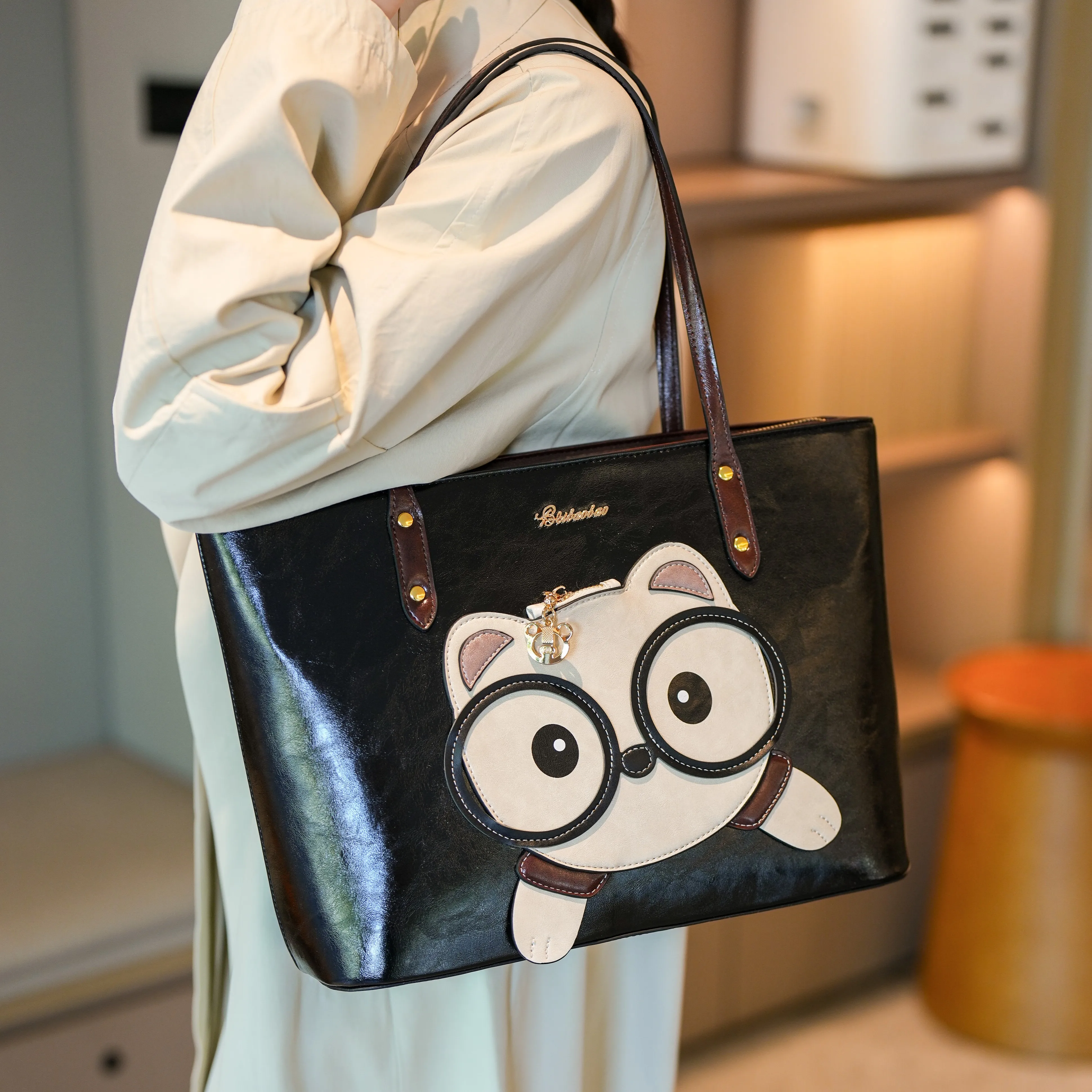 韓国デザイン脇の下バッグ多用途ショルダーバッグ女性用大学キャンパストートバッグ脇の下バッグエレガントな雰囲気学生ファッション