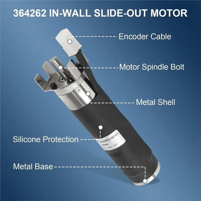 364262 & 1510000227 Mid Torque Motor Lippert Replacement For 42Mm Mid Torque In Wall Slide Out Motor 20561