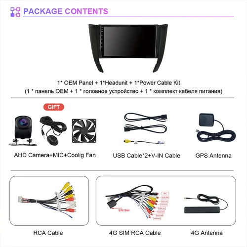 Imagen 2 del producto Qualcomm Snapdragon Android 15 Carplay Radio de coche BT 4G reproductor GPS estéreo para Nissan Navara Frontier NP300 4 D23 2014 2015 - 2021