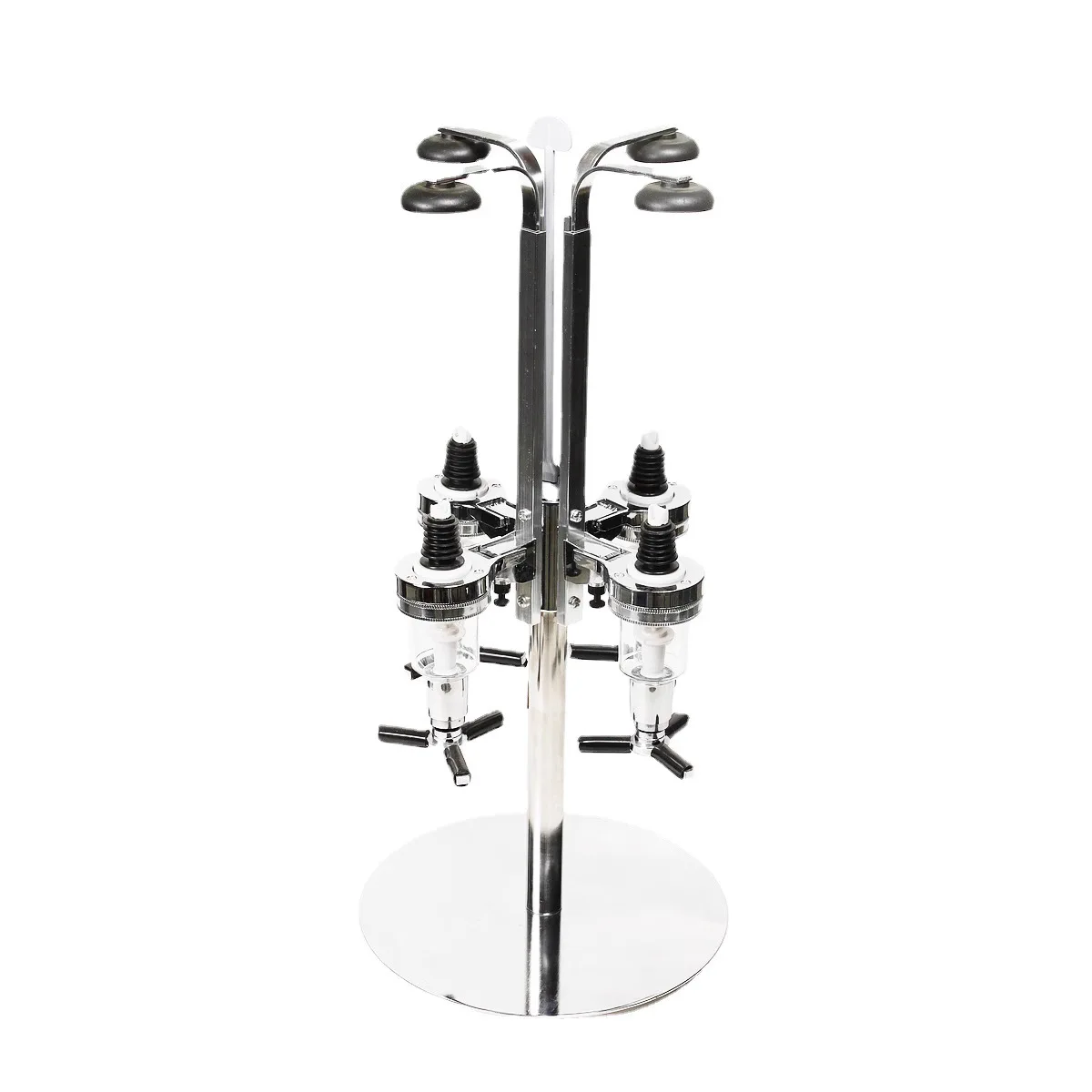 

Four-head rotating dispenser, cocktail rack, bar banquet special bartender equipment