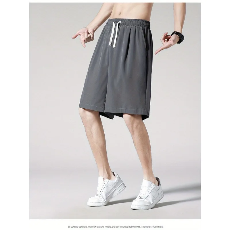 

Men's lightweight quick-drying athletic shorts, running shorts, lightweight all-season workout shorts with pockets, casual wear.