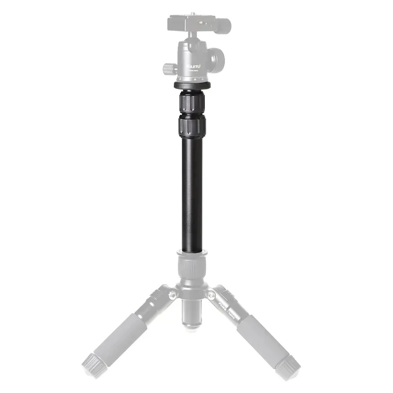 XILETU XM-263A Aluminum Alloy 3 Section Axis Extension Rod Desktop Tripod Extension Rod Accessories for XILETU FM5S FM5C Tripod