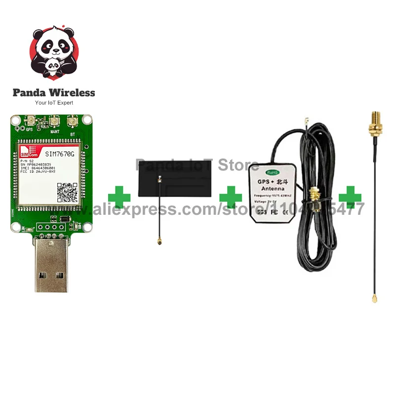 

SIM7670G SIM7670G-MNGV SIM7670G-LNGV LTE CAT1 USB-ключ с GPS глобальным диапазоном 1 шт. LTE-TDD: B34/B38/B39/B40/B41
