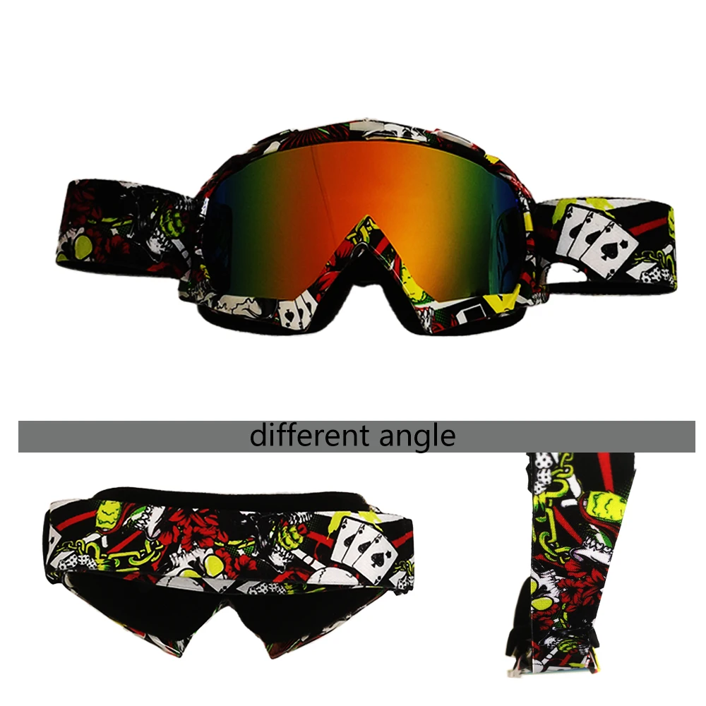 نظارات ركوب الدراجات للرجال ، نظارات موتوكروس ، لوح تزلج الدراجات النارية ، لوح التزلج ، السباق ، نظارات إندورو للتزلج ، عدسات عالية الدقة ، نظارات دراجة نارية ، جديدة #3