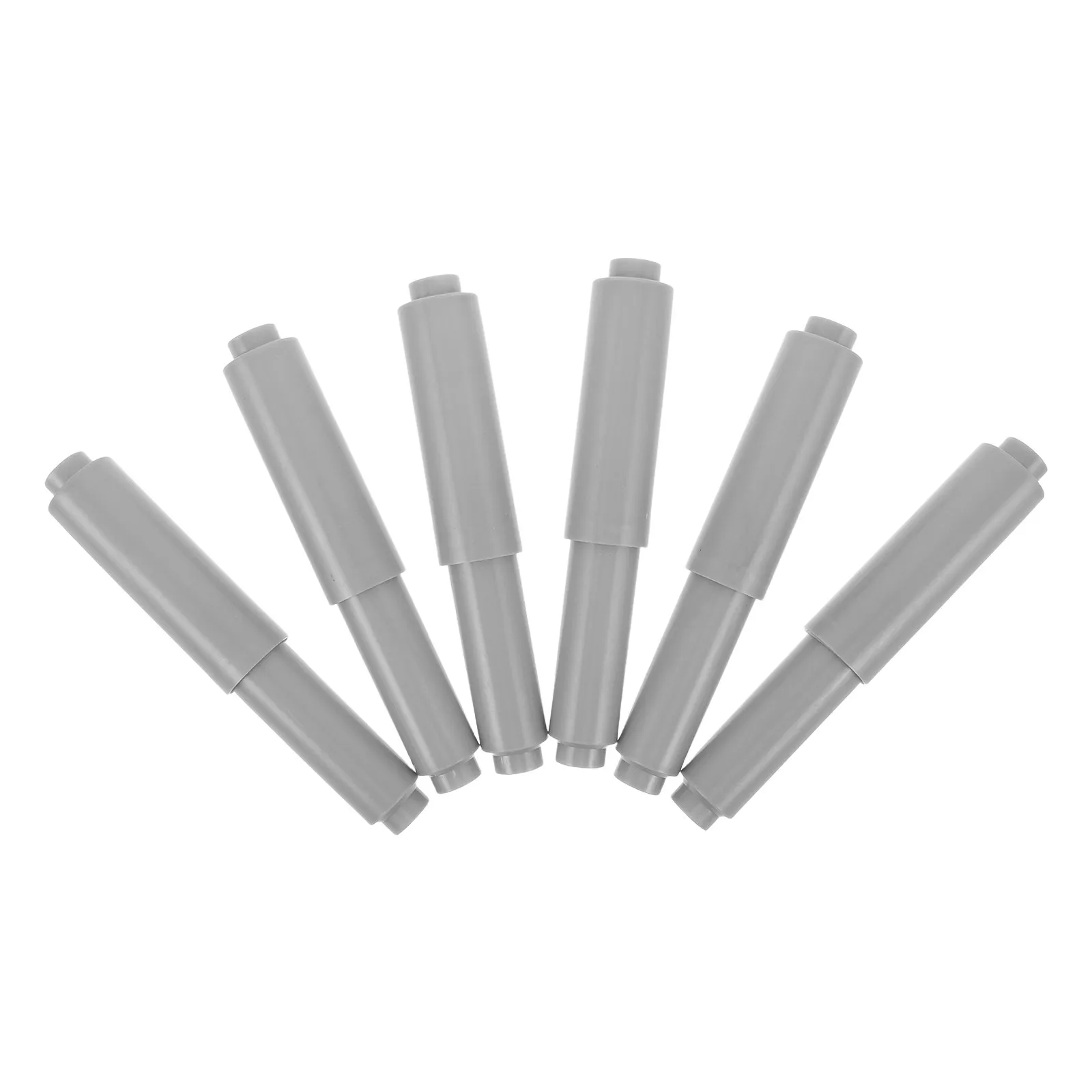 6Pcs Toilet Paper Holder Spring Rod Flexible Replacement Plastic Roller Spindle for Bathroom Tissue Roll Holder Smooth Easy