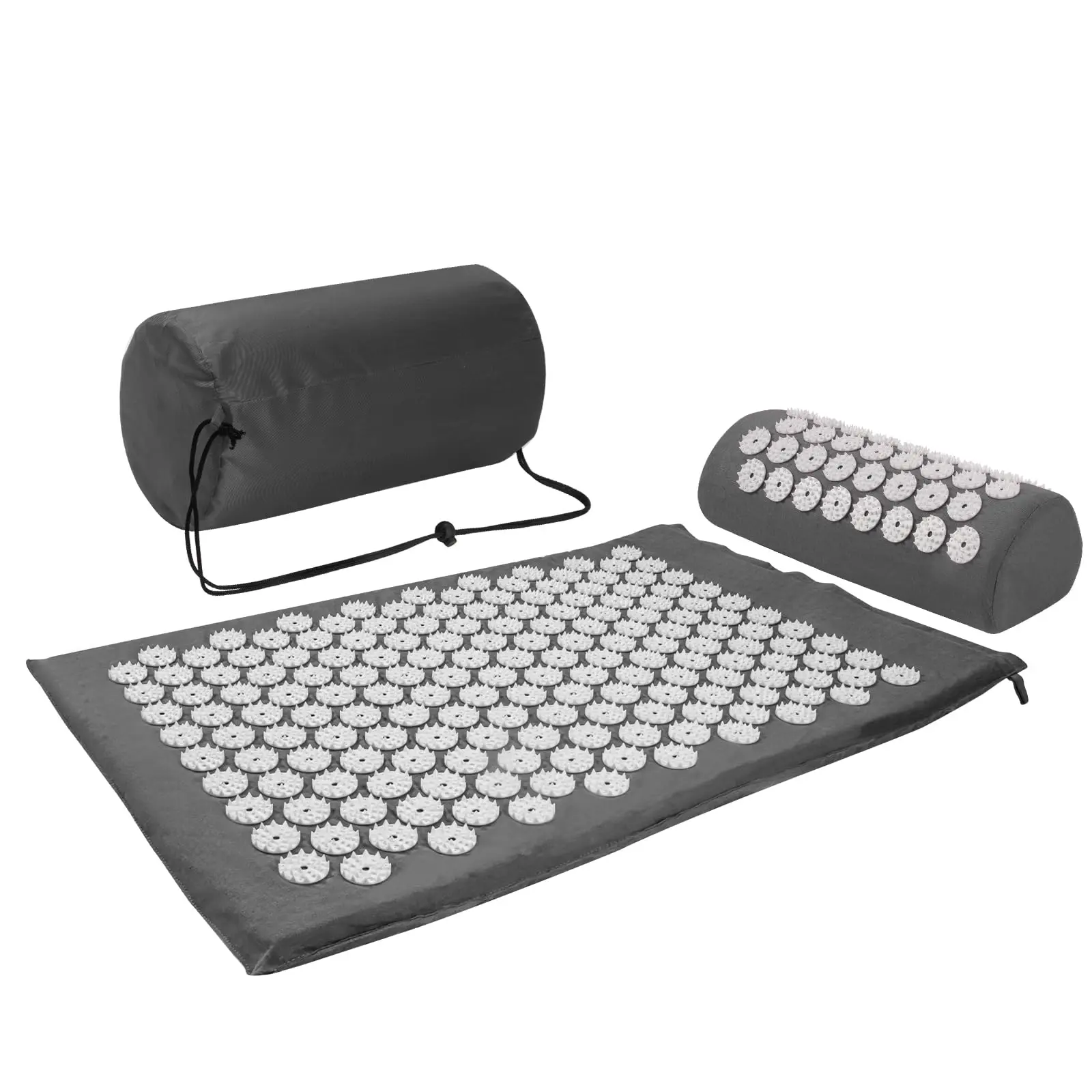 

Massager Cushion Massage Yoga Mat Acupressure Relieve Pain Stress Back Body Pain Spike Mat Acupuncture Mat and Pillow Set