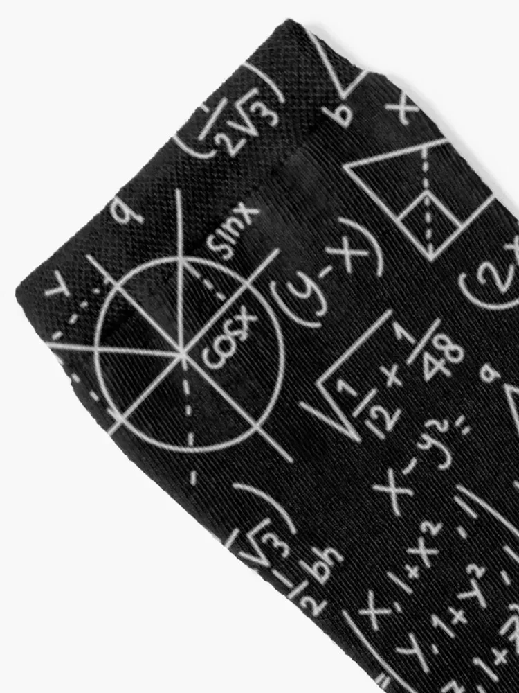 Math Formulas Blackboard School Geek Socks christmass gift Rugby tennis warm winter Socks For Girls Men's