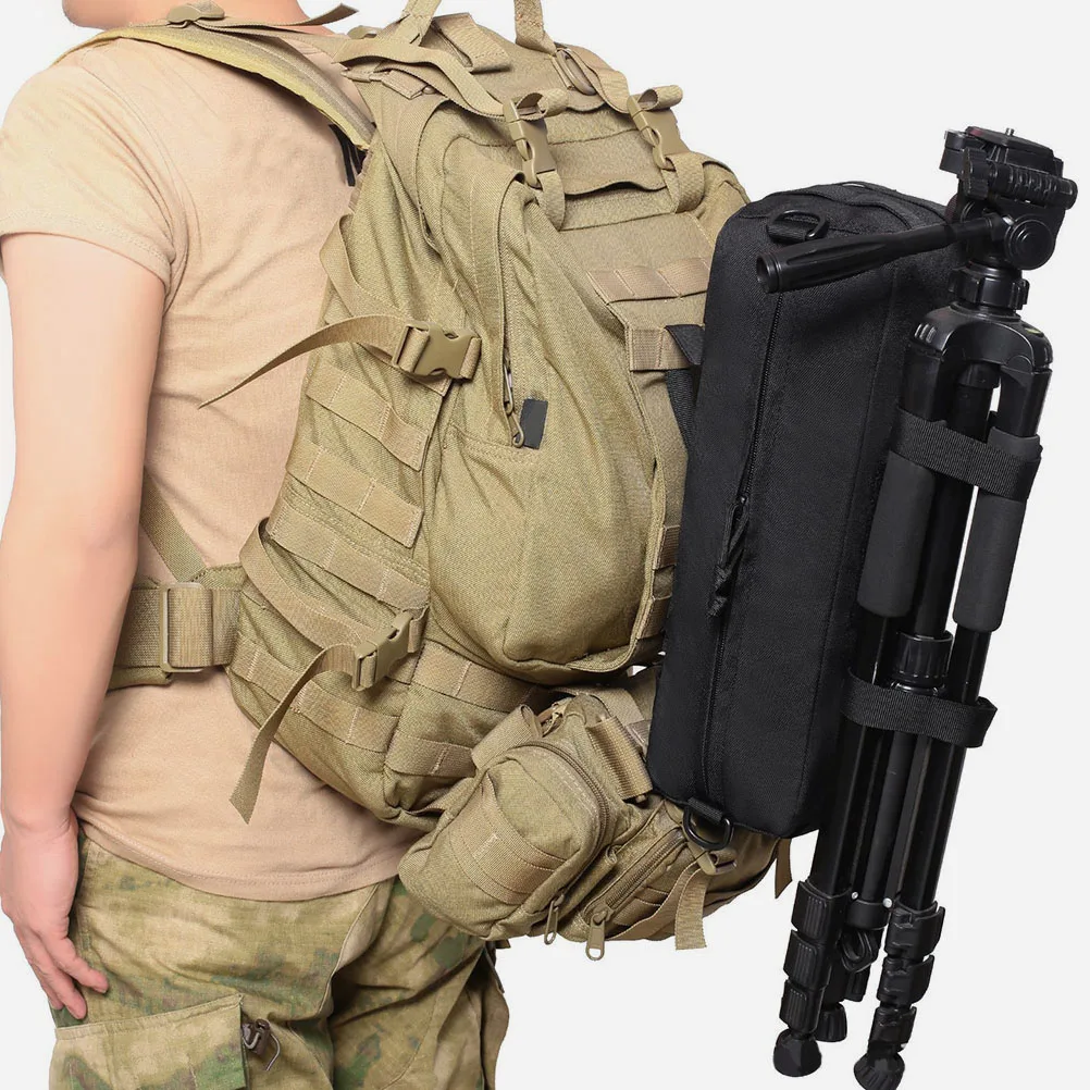 

Outdoor Storage Large Capacity Accessory Pack Crossbody Bag Black Camping Hiking Travel Climbing Tools Storage