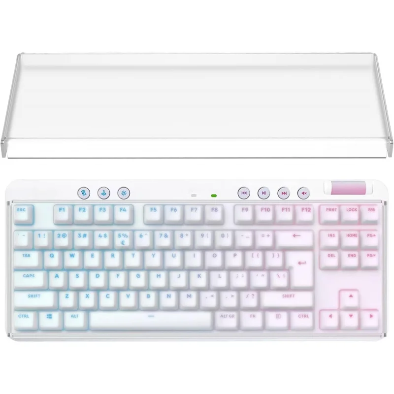 Geekria Frosted Acrylic TKL Keyboard Dust Cover for 80% 87 Key Gaming Keyboards Compatible with Logitech G715 G713 G Pro