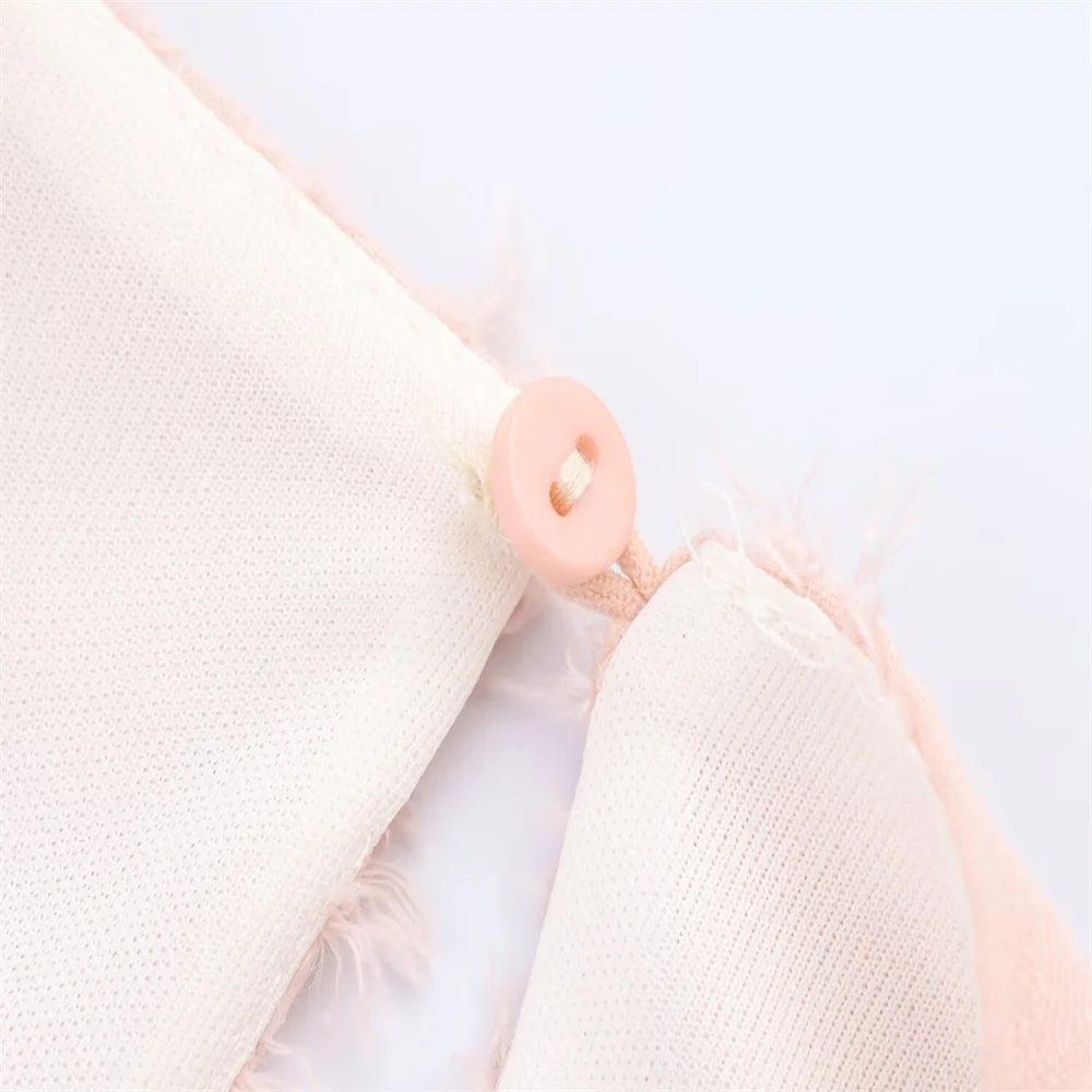 فستان ميدي صيفي جديد بنمط عصري معلق بياقة عنق بدون أكمام وشرابة مزخرفة