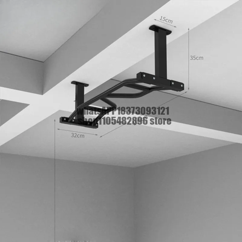 Heavy Duty Wall Mounted Pull up Bar Cross Training Multi Grip with 3 Grip Position
