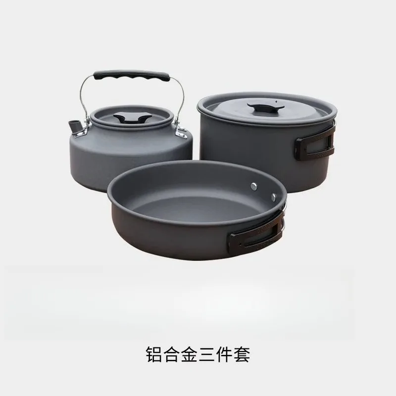 For Camping Cookware Set, Portable Outdoor Pot Kettle Frying Pan Utensils