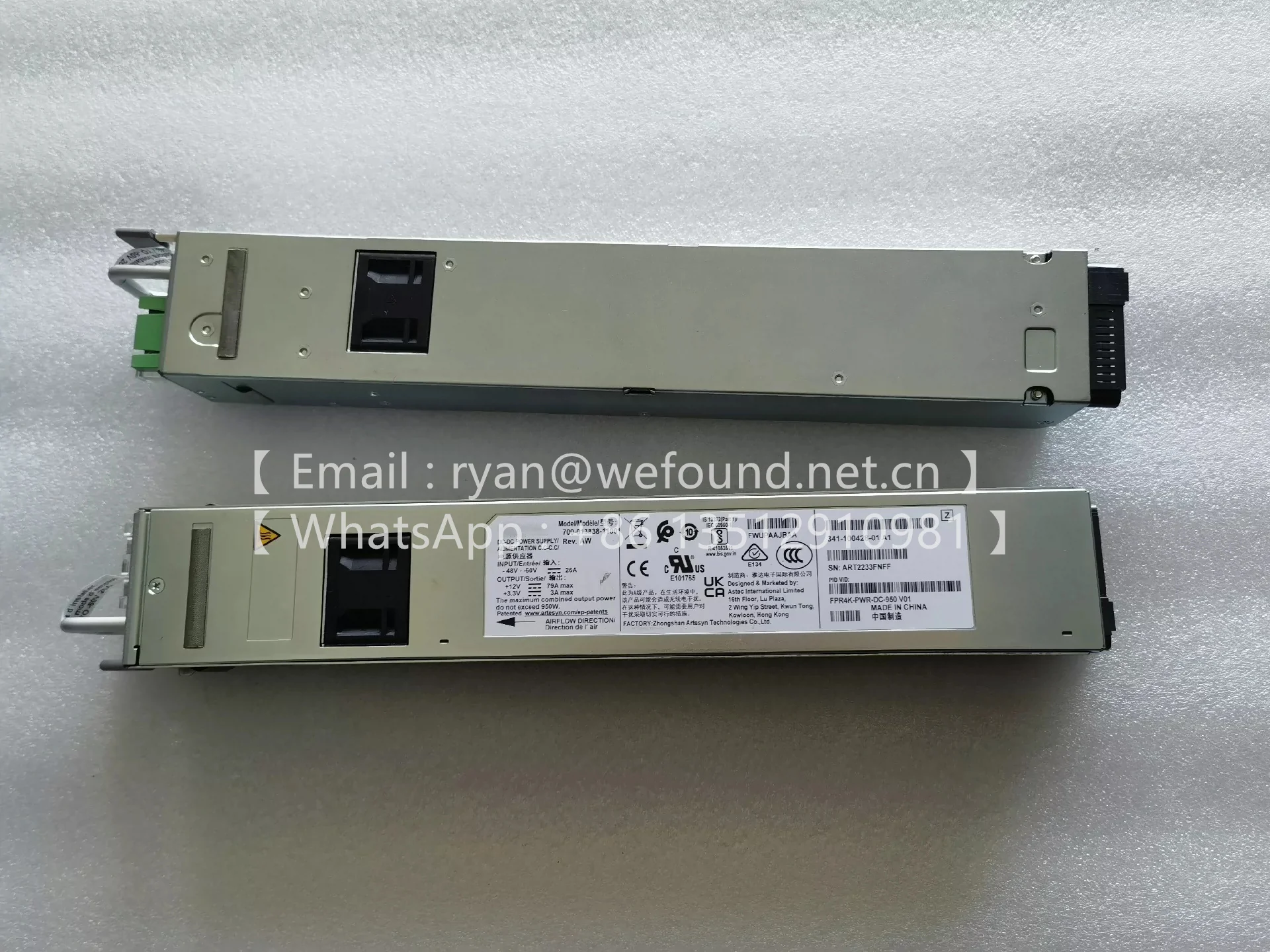 700-013838-1100 DC-DC電源モジュール 341-100428-01 FPR4K-PWR-DC-950
