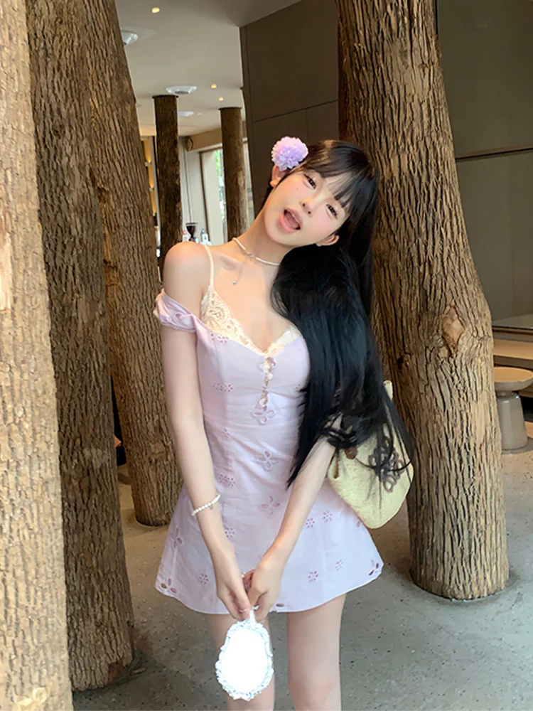 

Сексуальная женская юбка А-силуэта с вырезами, больших размеров, в корейском стиле, для повседневной носки, весна-лето