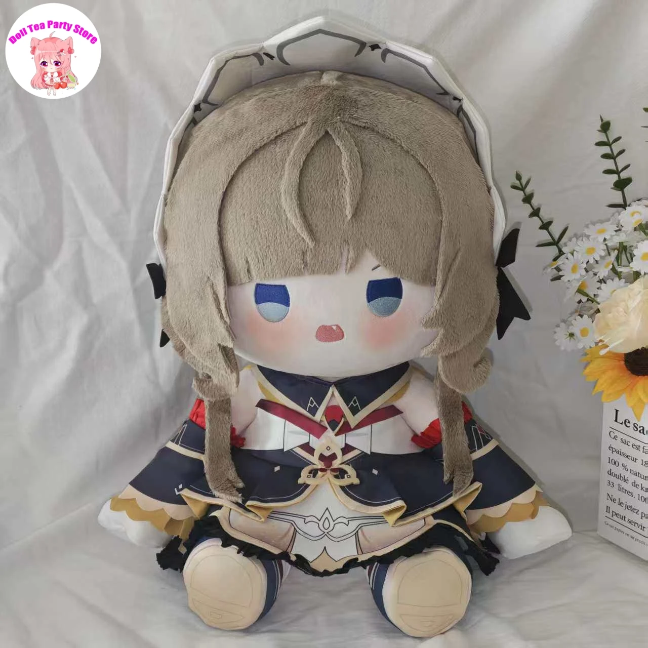 40cm Sandrone Marionette Genshin Impact Cotton Doll Game Cartoon Plushie Sitting Posture Plush Toys Change Clothes Mascot