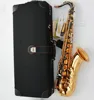 Personalización hecha a mano Saxofón tenor Negro Níquel Oro Estuche de lujo 6