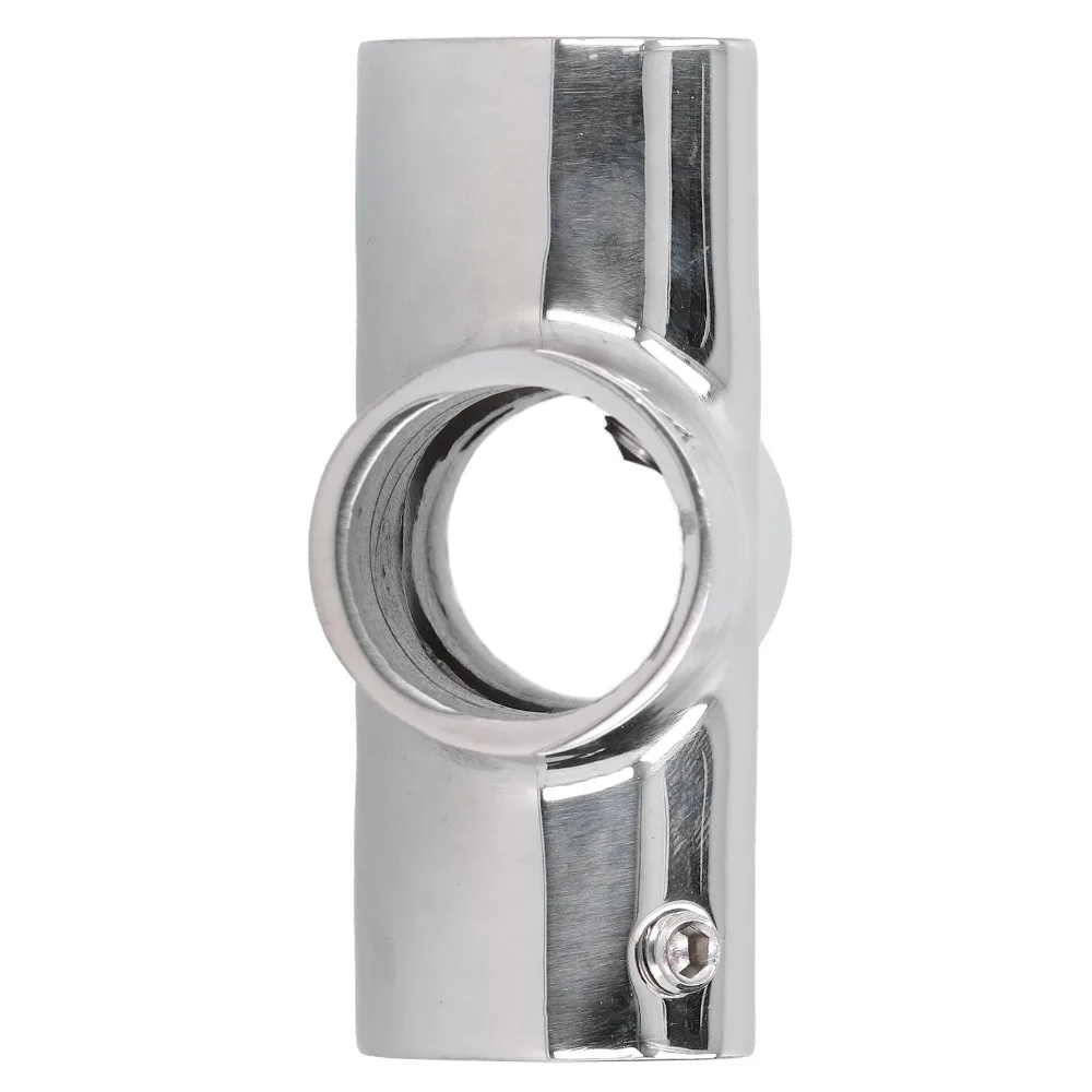 

316 Stainless Steel Cross Four-Way Connector Polished Surface High Strength Boat Hardware Fitting Compact Shape 22mm