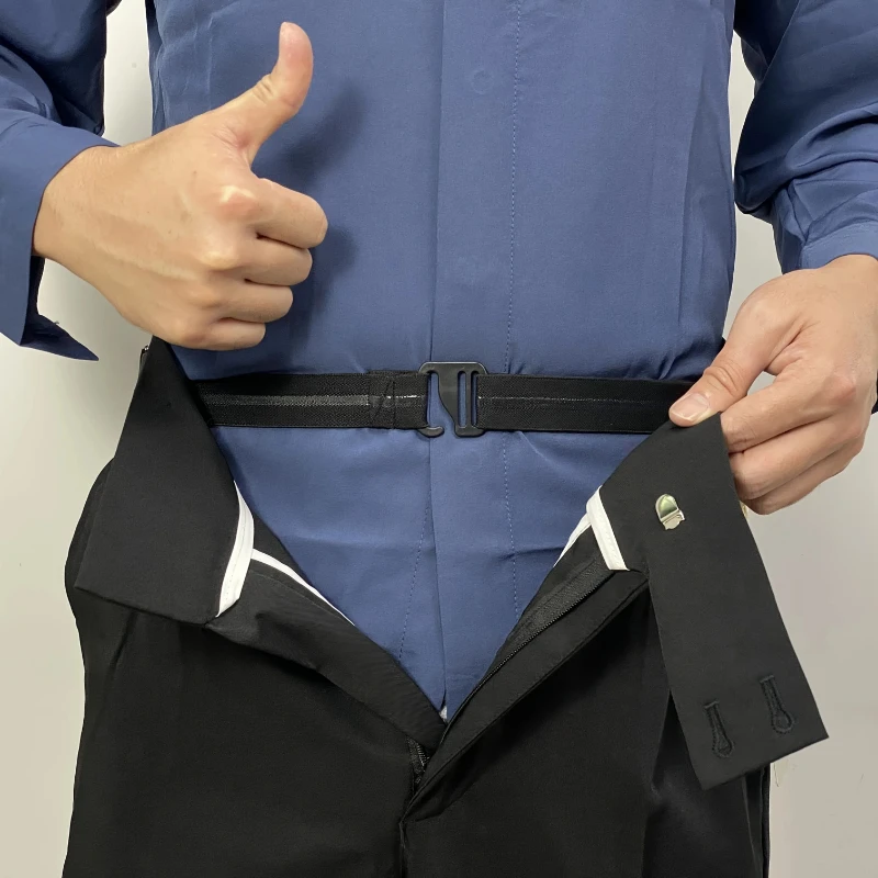 Unisex Shirt Anti-slip Fixed Strap Formal Shirt Hem Anti-wrinkle and Anti-slip Wonder, Invisible Corset Adjustable Length