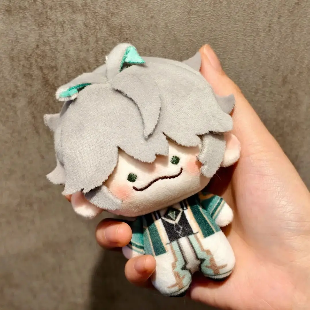 10cm Anime Genshin Impact Alhaitham Plushie Stuffed Doll Alhaitham Cosplay Plush Doll Toys Pendants Keychain Holiday Xmas Gifts - view 2