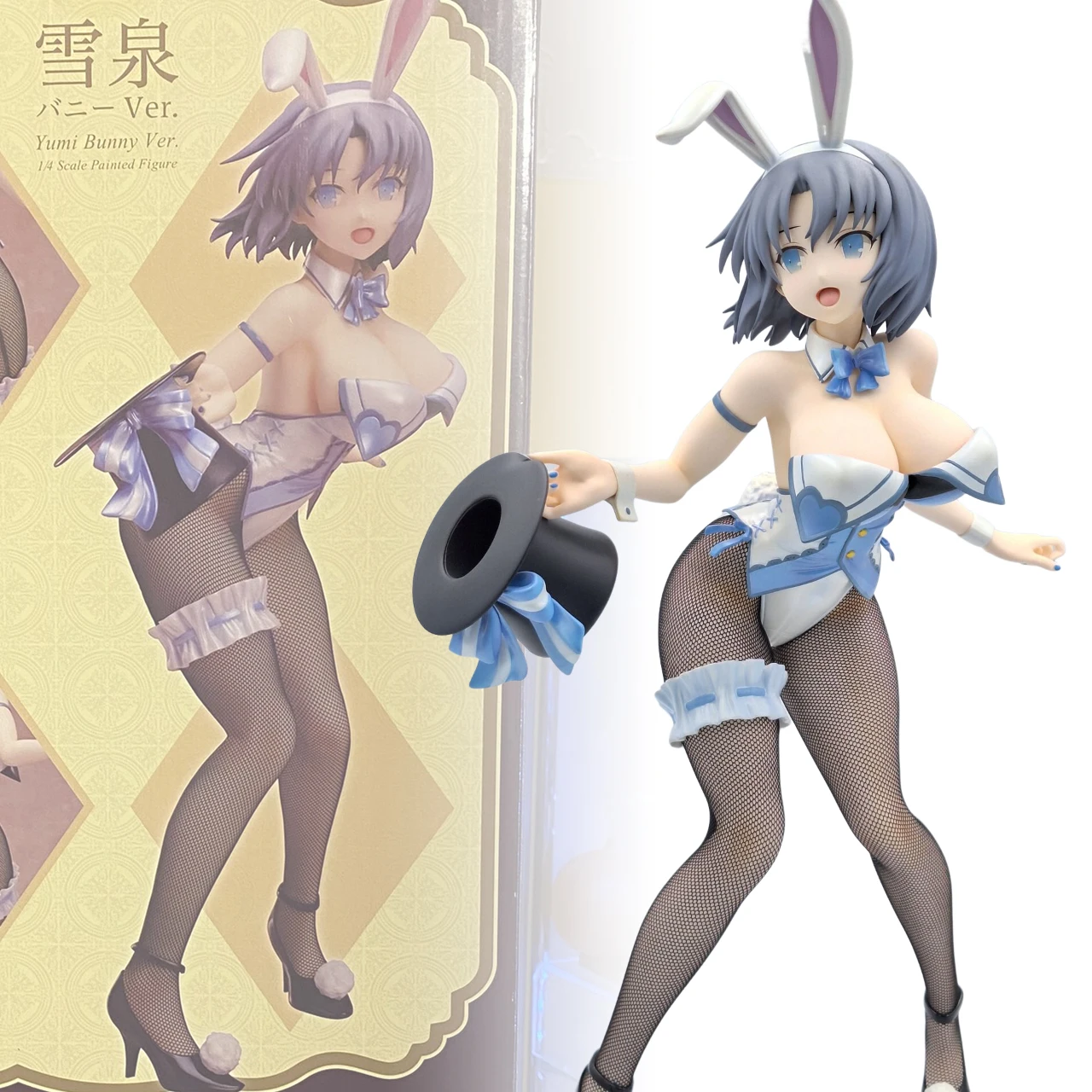 

36CM Shinovi Master Senran Kagura New Link Yumi B-style 1/4 Bunny Ver FREEing Anime Action Figure PVC Collection Model Toys Gift