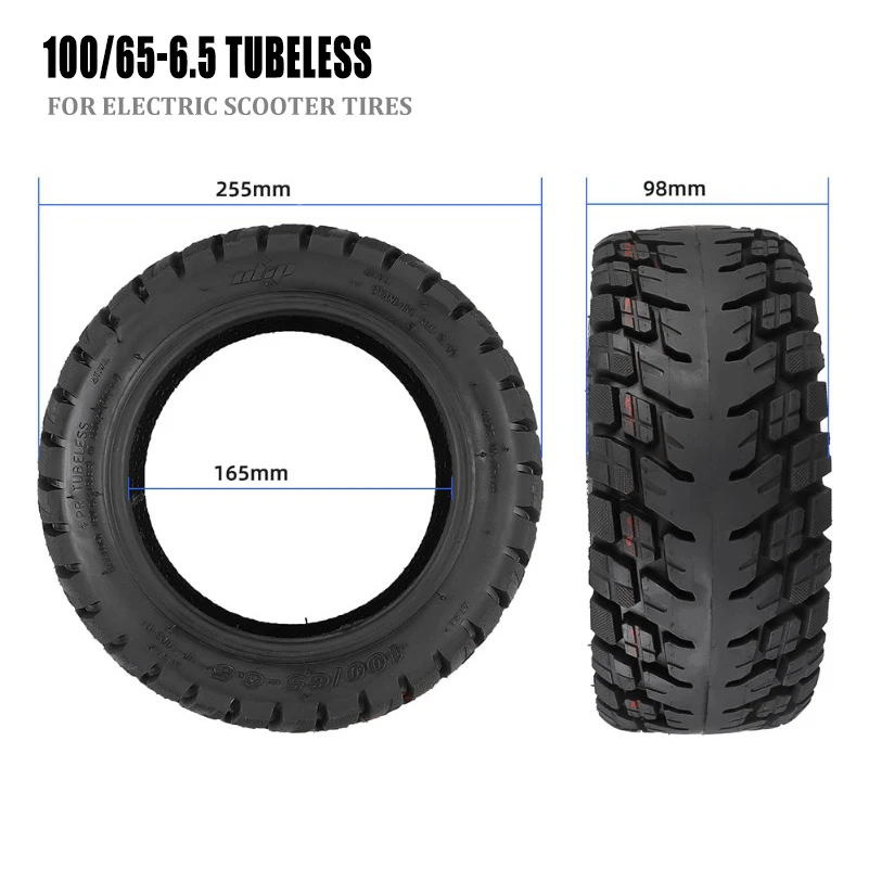 

ULIP 100/65-6.5 90/65-6.5 Thickened Anti-Explosion Vacuum Tires For VSETT 11+ ZERO 11X Dualtron Electric Scooter