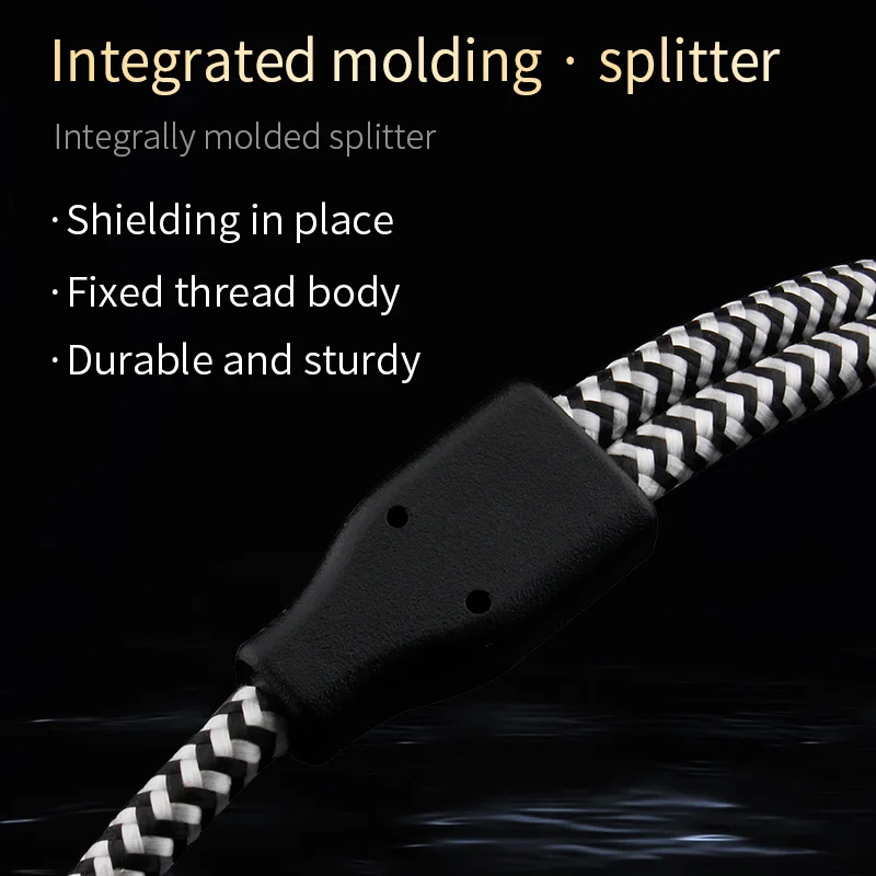 3,5mm Jack Mikrofon Headset Audio Splitter Kabel Weiblichen zu 2 Männlichen Kopfhörer Mic Aux Verlängerung Kabel Für telefon Computer cabo