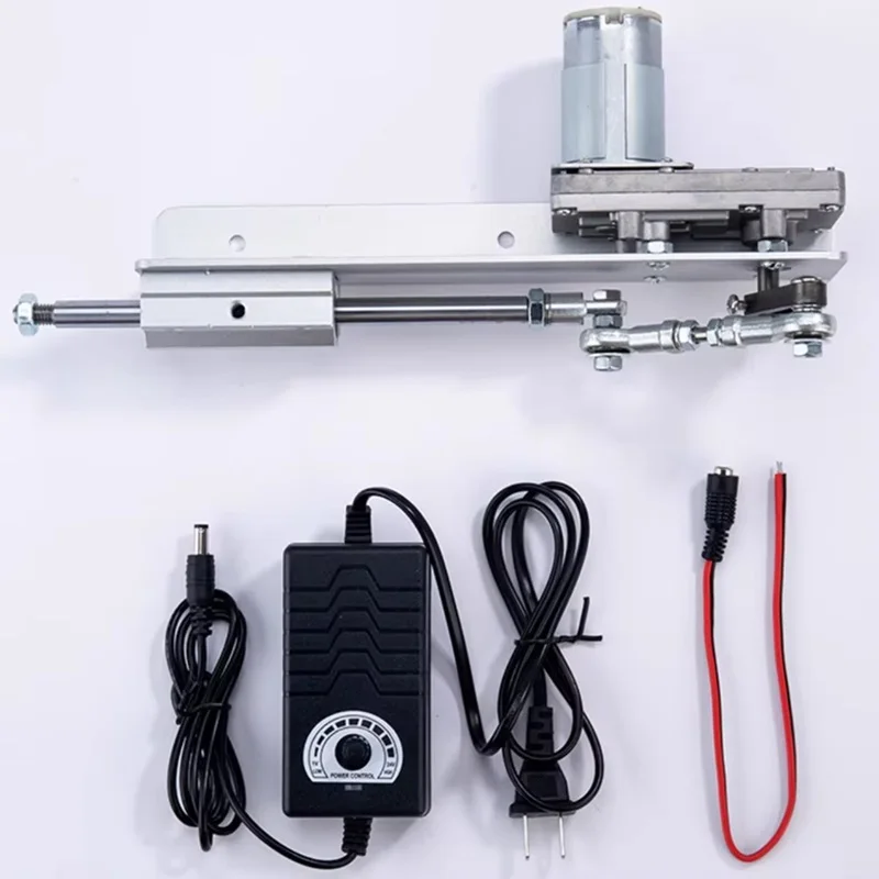 Linear push-pull rod reciprocating telescopic motor repetitive motion mechanism crank connecting