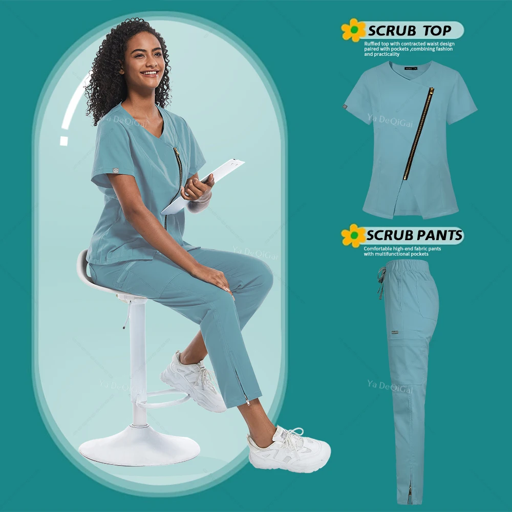 

High Quality Scrubs Uniforms Jogging Set Pet Grooming Doctor Work Clothes Health Care Medical Nurse Accessories Nursing Workwear