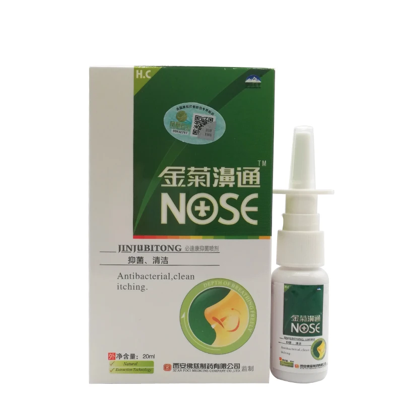 Propolis Nasal Spray Chinese Traditional Herbal Sinusitis Rhinitis Nose Drop Treatment Smell Refreshing Natural Nose Care