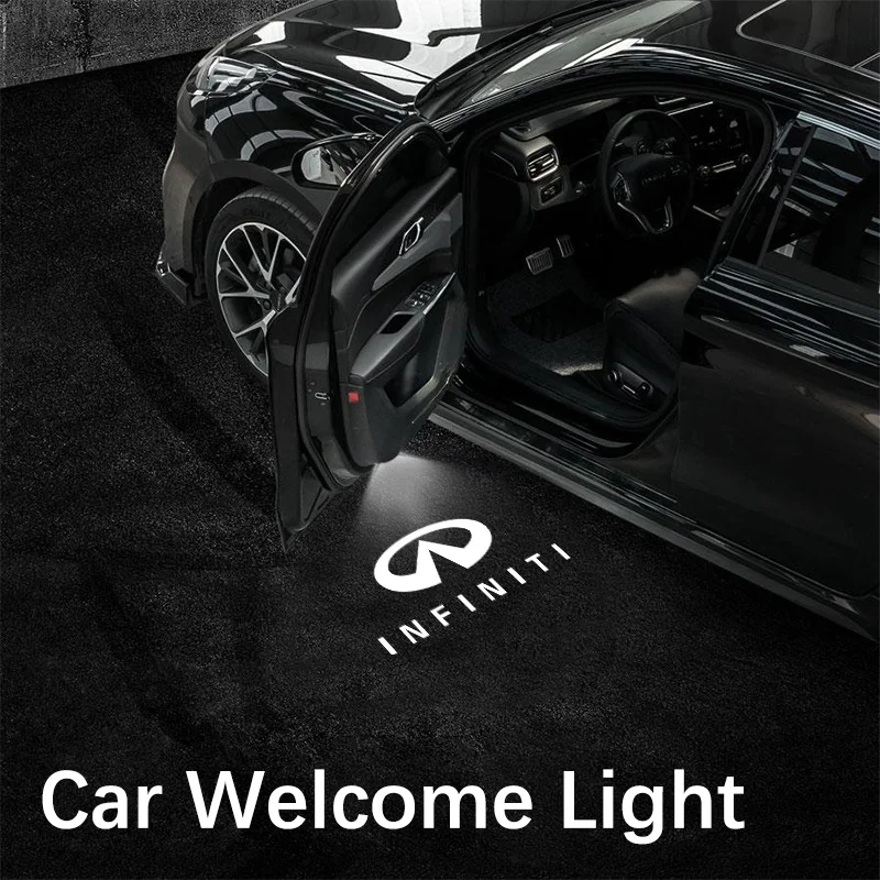 

LED Car Door logo Projector Lamps Welcome Light For Infiniti QX50 QX70 QX80 M25 FX37 FX50 G37 G25 Q50 Q60 Q70 Car Accessories