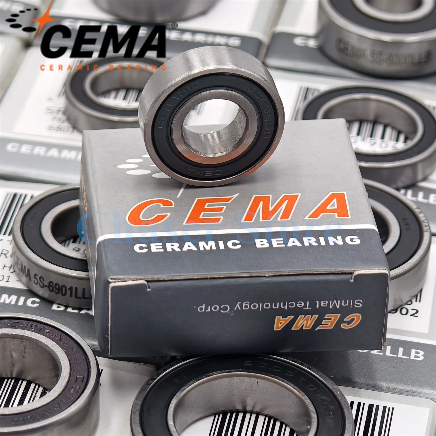CEMA Ceramic Bearing for bike wheel hub BB 6000/6001/6800/6801/6802/6803/6804/6805/6806/6900/6902/6903/15267/15268/18307