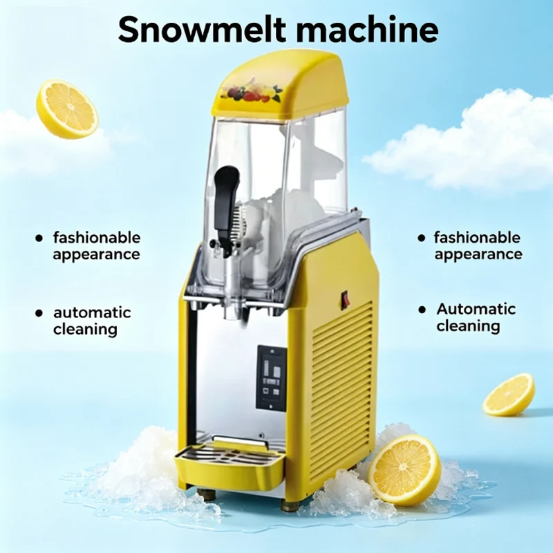 

Comercial Single Barrel White Small Ice machine Three Tank 2 Bowl Make Machine