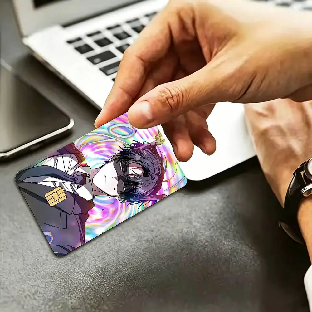 K-Kim S-Soleum Novel GSGW  HD Waterproof Credit Card Stickers Silicone Decals For Chip Game Cards Gift