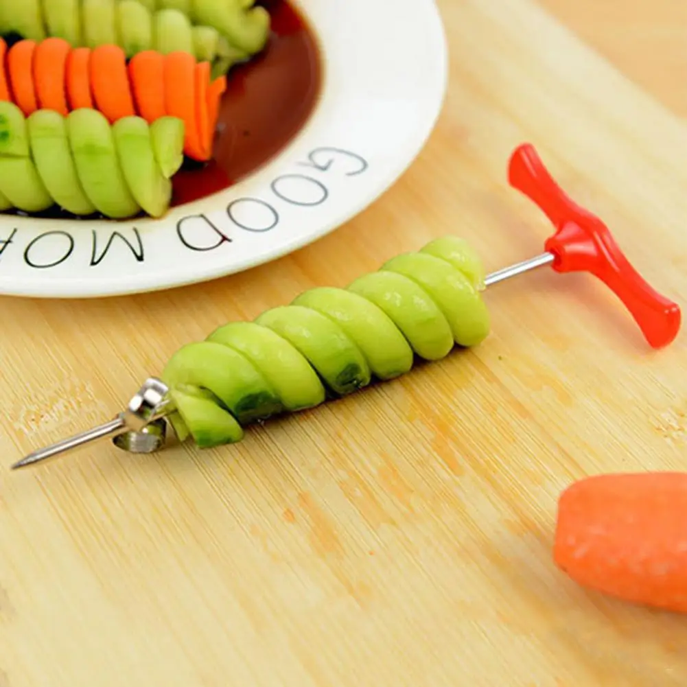 قطاعة فواكه حلزونية مقاومة للاهتراء أداة حلزونية للخضراوات من الفولاذ المقاوم للصدأ لولبية للشواء للتجمعات #1