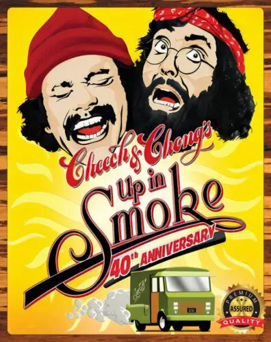 

Cheech & Chong - Up In Smoke-40-я годовщина-металлический знак