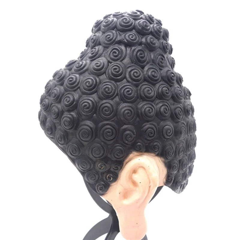 A44TSwimming Caps TathaGata Buddha Shape Durable Nonslip Flexible Latex Swim Caps for Surfing Kids Girls Boys Women Men