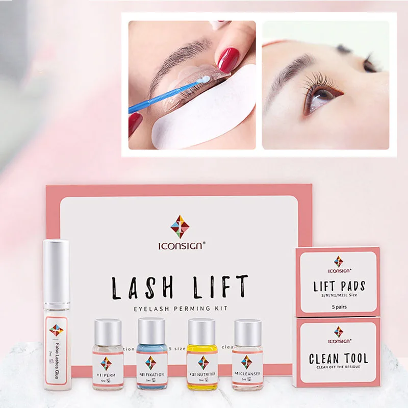 1 PC ICONSIGN Fake Eyelash Extension Supplies High Quality Lash Lift Kit Lava Lash Lifting Set False Eyelash Perm Makeup Tools