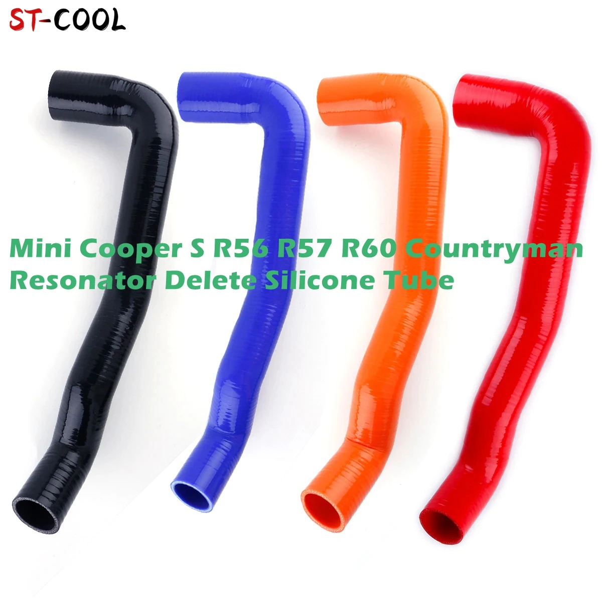 

For Mini Cooper S R56 R57 R60 Countryman Intercooler Resonator Delete Silicone Hose Tube 1Pc 10 Colors