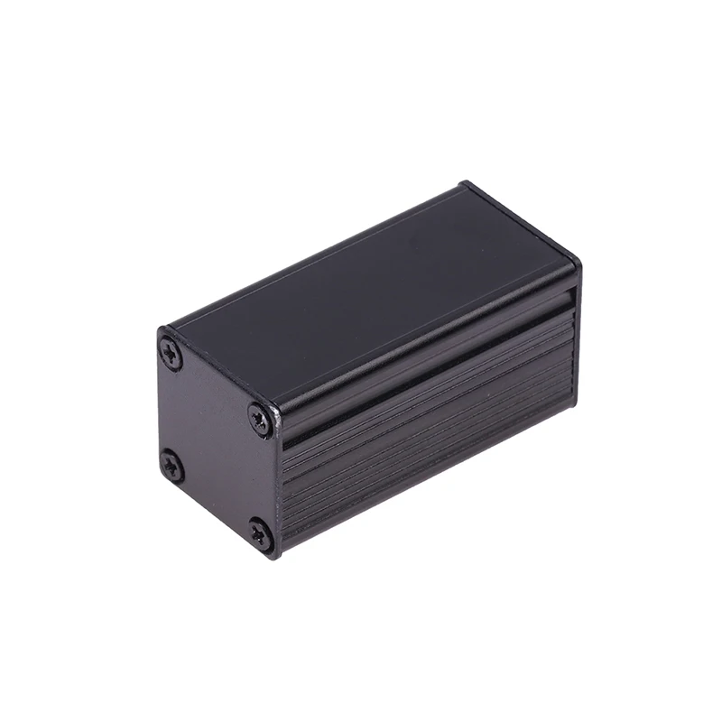 Black Aluminum Enclosure Case DIY Extruded Electronic Project Box 50x25x25mm For Power Supply Units