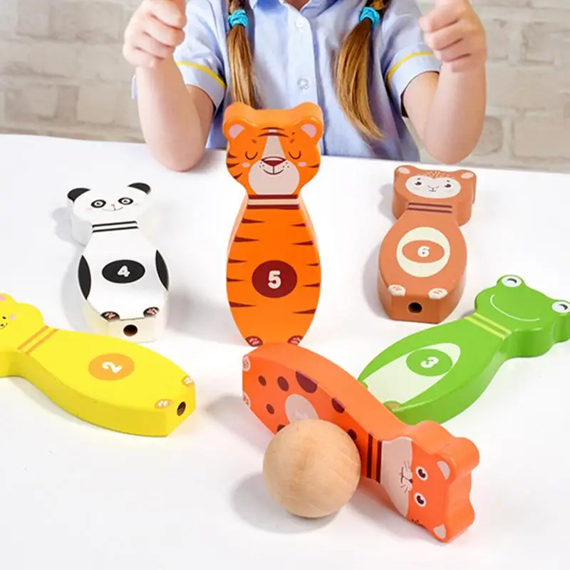 Ring Throw Game For Kids Wooden Intelligence Throw Funny Game Toy Party Game For Kids Ages 1 Educational Toys Indoor 6 Targets