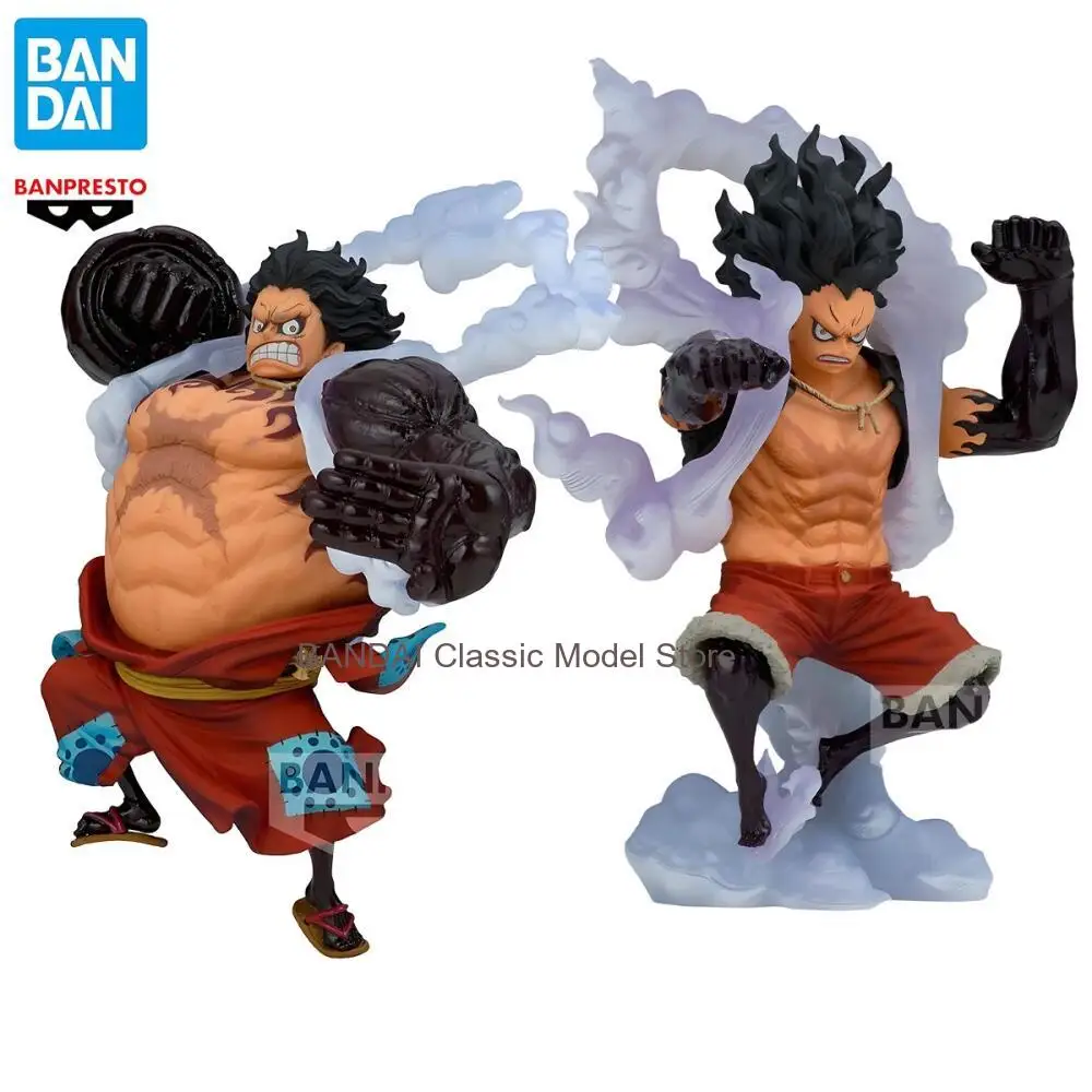 BANDAI Genuine Anime ONE PIECE KING OF ARTIST SPECIAL Ver Monkey D Luffy Gear 4 Anime Action Figure Collectible Model Toy Gift view 2