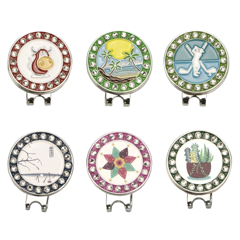 

Removable Attaches Easily to Golf Cap with Shimmering Rhinestones 4 Easy Attach to Golf Cap Elegant Gifts