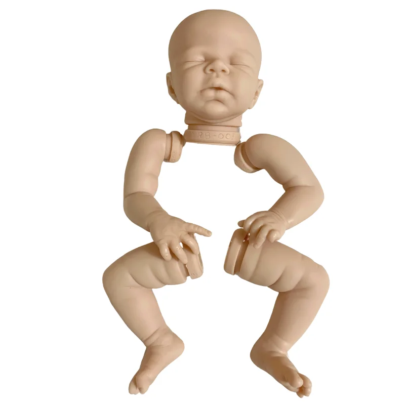 Bebe Reborn Doll Kit Newborn 16 Inches Zendric Reborn Doll Kits Blank Unpainted Unfinished Baby Mold DIY Doll For Girls