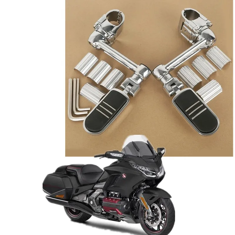 For Honda Gold Wing GL1800 22mm 30mm 35mm Motorcycle Front Rider Footrests FootPegs Motorcycle Acsessories