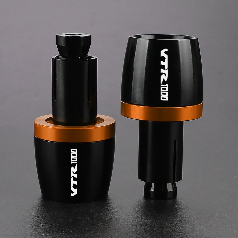 ホンダ VTR1000F VTR 1000 F ファイアストーム 1998-2005 2004 2003 2002 オートバイ 7/8 "22 ミリメートルハンドルバーグリップハンドルバーキャップエンドプラグ