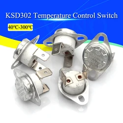 Normaal open KSD302 16A 250V 40-180 Graden Keramische Normaal Gesloten Temperatuurschakelaar Thermostaat 45 55 60 65 70 75 80 85
