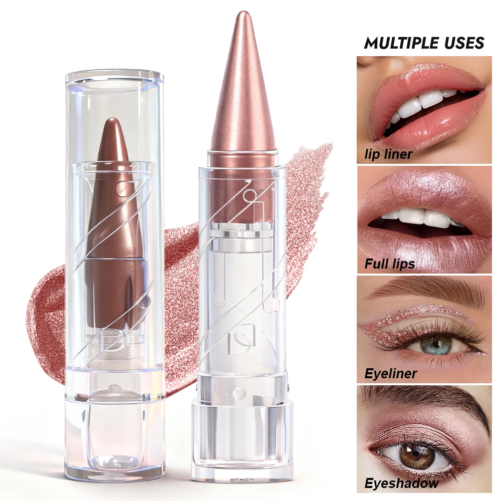Pearlescent shiny lip gloss with long-lasting luster, waterproof, sweat proof, and colorfast lip gloss