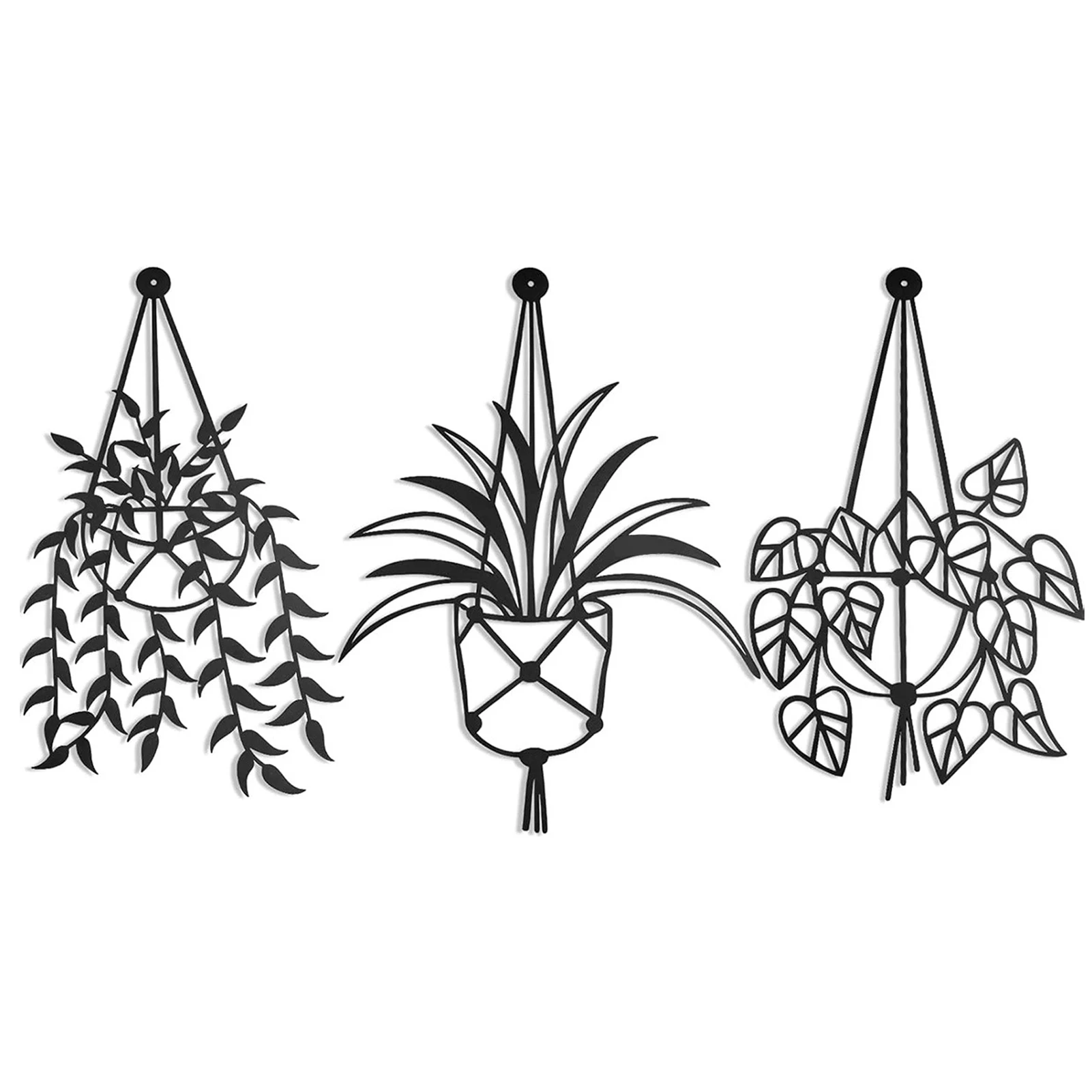 Three-Piece Art, Decor, Scheme, Sturdy And Reusable. Room, Office,