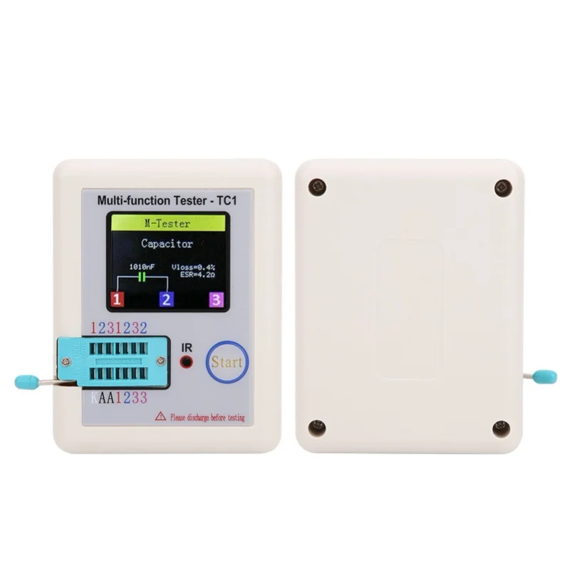 Multifunction Transistor Tester 1.8in TFT Display Screen LCR-TC1 For Capacitor Diodes