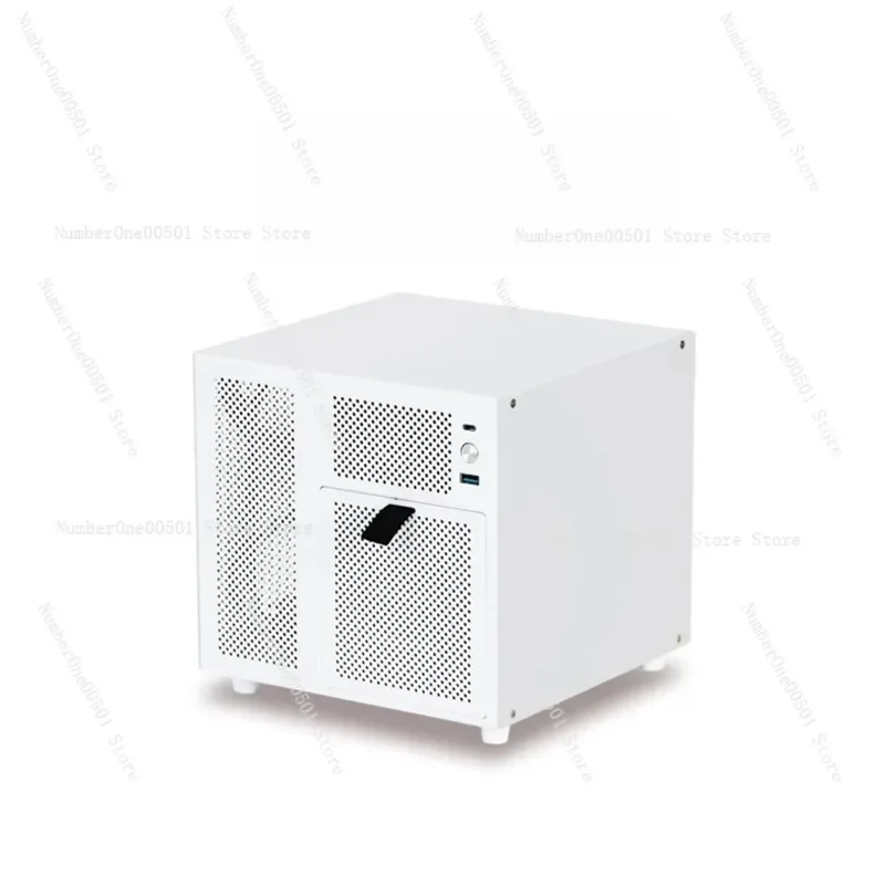 4 Bay NAS Chassis SFX Power Supply Mini ITX Motherboard Support Home Storage Server Small Form Factor Case